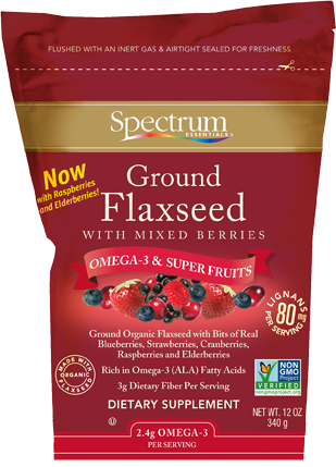 Ground Flaxseed with Mixed Berries